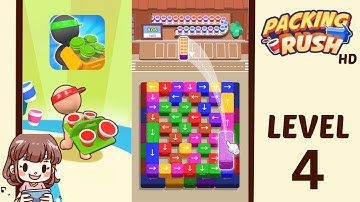 Packing Rush Level 4 Solution Walkthrough