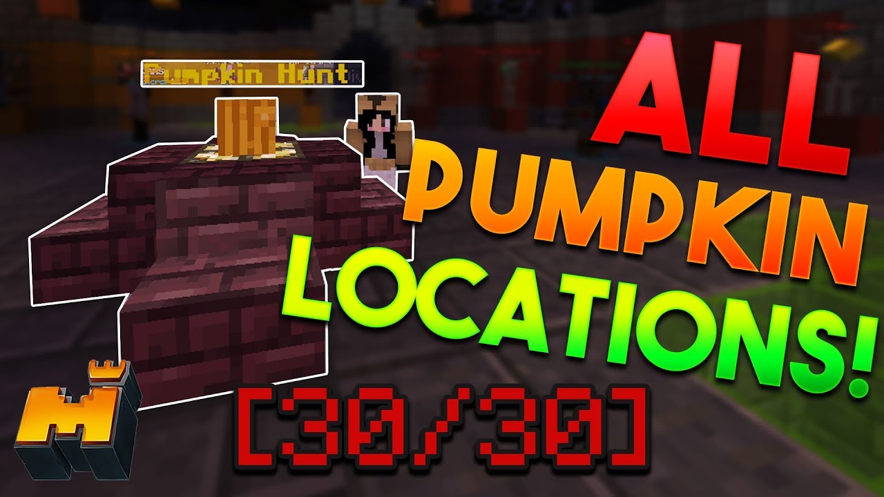 MINEPLEX PUMPKIN LOCATIONS GUIDE [30/30] // Mineplex Halloween Pumpkin
