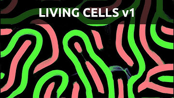 Living Cells v1 | Digital Art | Physarum | HD Visuals