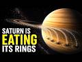 Saturn’s Rings Are Already Falling