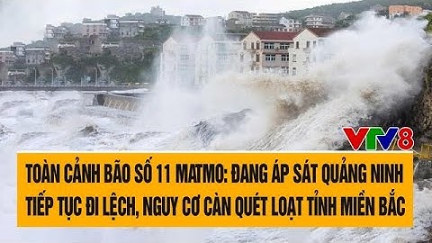 Toàn cảnh bão số 11 Matmo: Đi dị thường, đang áp sát Quảng Ninh, nguy cơ càn quét loạt tỉnh miền Bắc