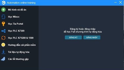 Phần mềm các bài giảng tự động hóa PLC và Scada