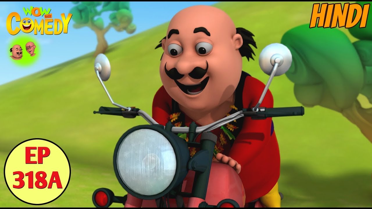 Motu Patlu  Cartoon in Hindi  3D Animated Cartoon Series for Kids  Motu Ki Bike