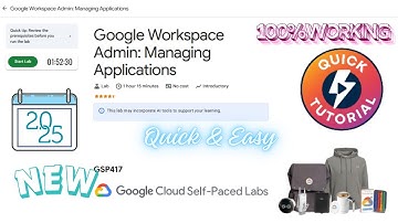 Google Workspace Admin: Managing Applications || 2025 || GSP417 #qwiklabs #qwiklabsarcade2025