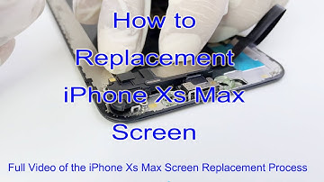 Full Video of the iPhone Xs Max Screen Repalcement Repair Guide