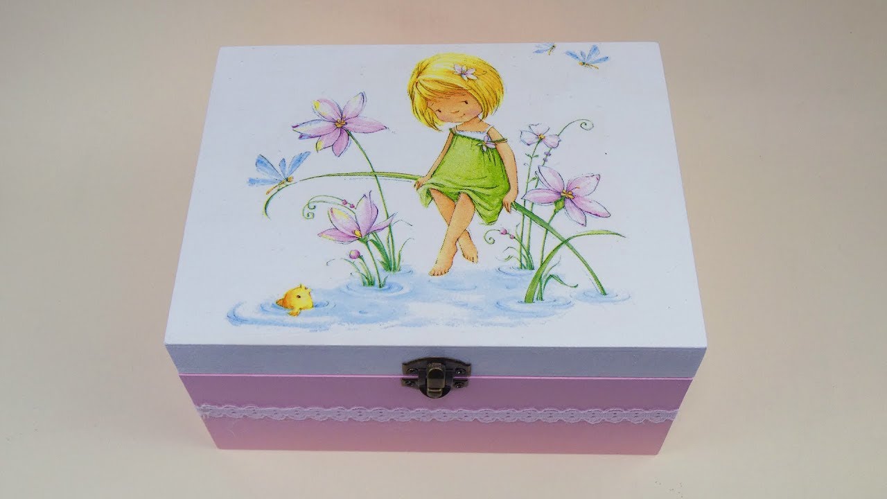 🌸Decoupage fácil con agua 💧 🌸