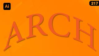 Arch Warp Effect in Illustrator