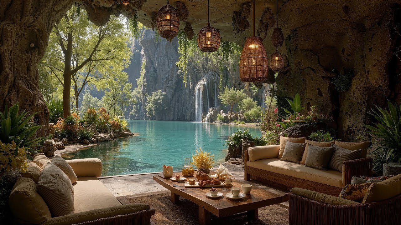 Tropical Cave Hideaway – Relaxing Jazz & Nature’s Magic