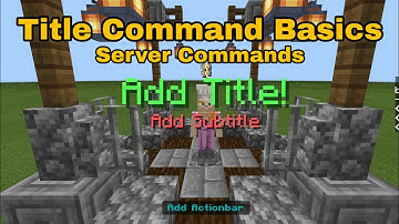 Title Command Basics | Server Commands