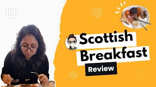 Tasting Blood Pudding & Haggis for the First Time | Scottish Breakfast Review