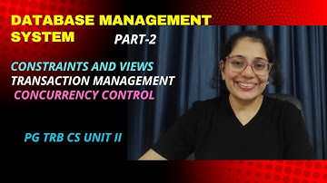 DBMS Crash Course(In Tamil): Constraints, Views & Transaction Management | PG TRB|UGC NET|GATE|SET
