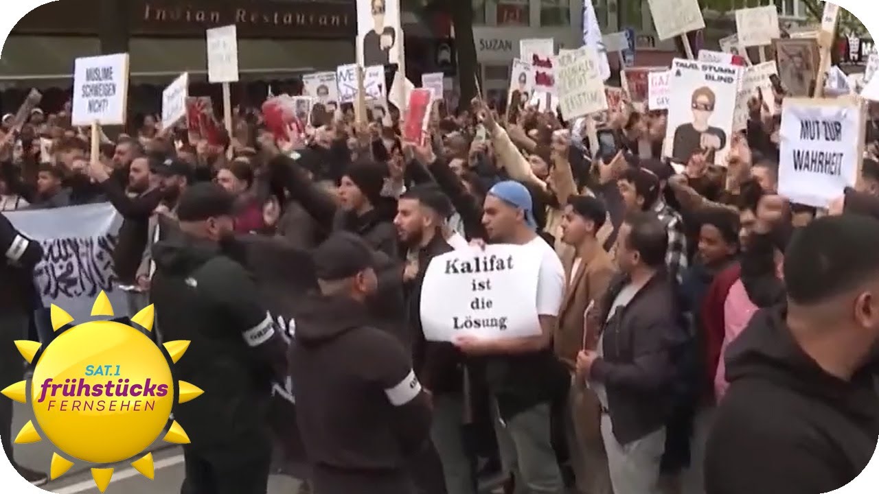 ISLAMISTEN-AUFMARSCH IN ESSEN: Demo-Teilnehmer wollen \