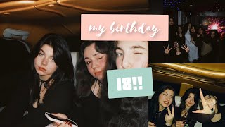 BIRTHDAY VLOG🎂СНЯЛА ЛИМУЗИН НА 18 ЛЕТ?🎂мое 18е/подготовка/подарки #деньрождение #18лет