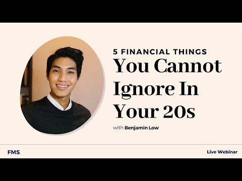 5 Financial Things You Cannot Ignore in Your 20s - FMS Webinar