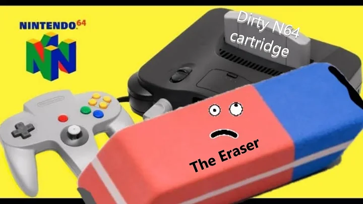 How to clean N64 Cartridge games with just an eraser!