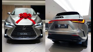 Lexus 2022 NX 350h Luxury Hybrid in Titanium with black at Melbourne City Lexus 1