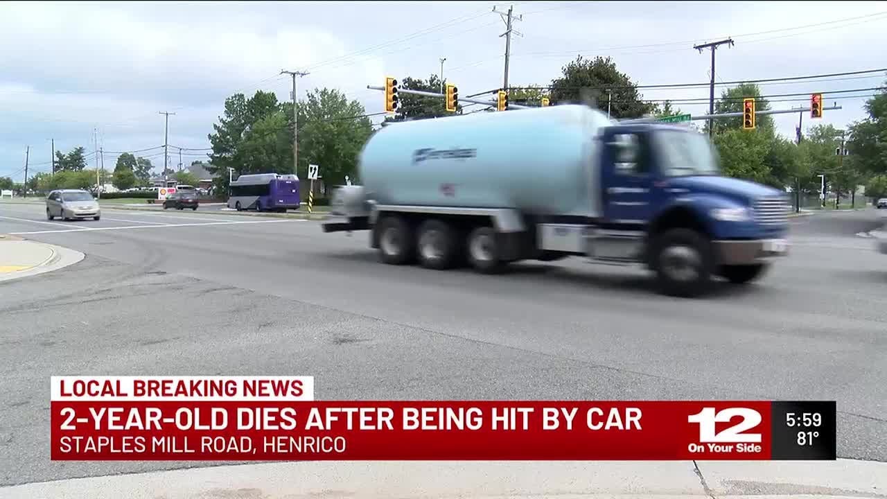 2-year-old dies after being hit by car along Staples Mill Road - YouTube