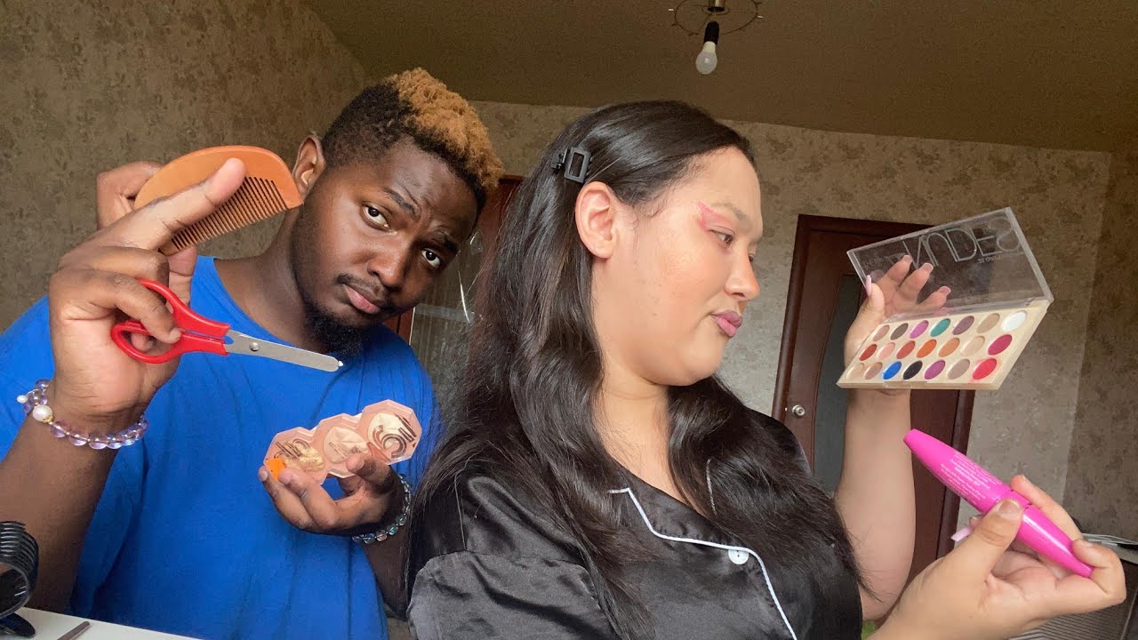 My bestie gave me a  fairy Look with Gum Chewing and whispers // Funny moments with bestie 