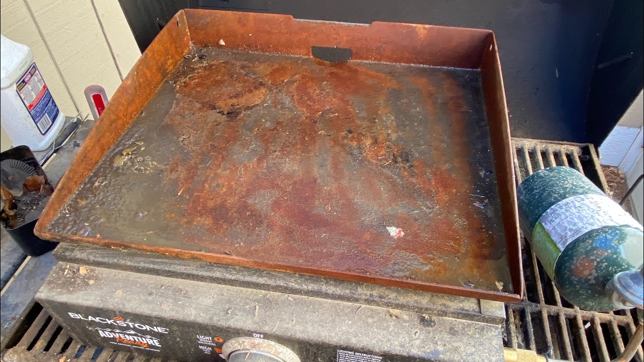 De rusting a blackstone grill and happy Father’s Day YouTube