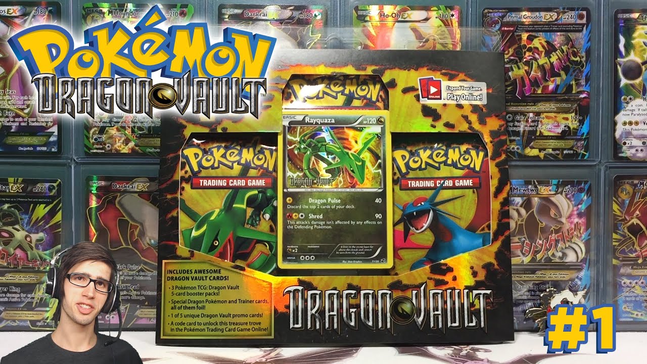 Opening a Pokemon Rayquaza Dragon Vault Blister Pack! #1 - Dragons for Days!