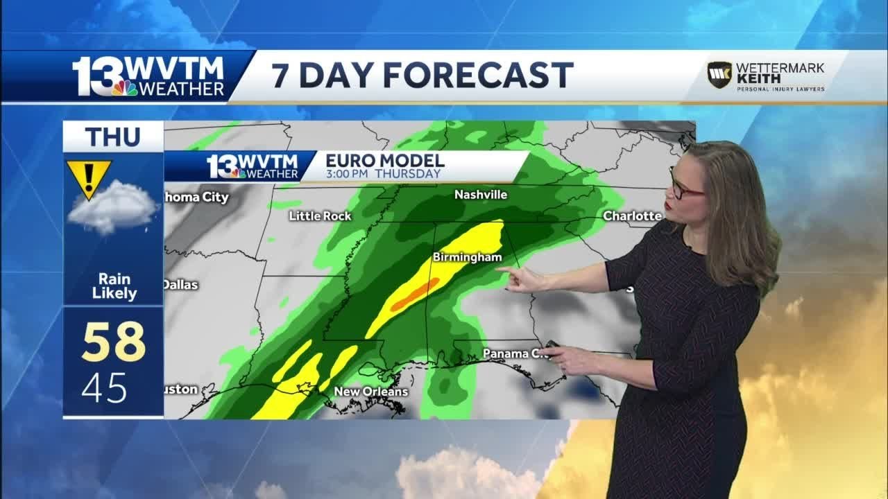 Colder mornings and rain late week - YouTube