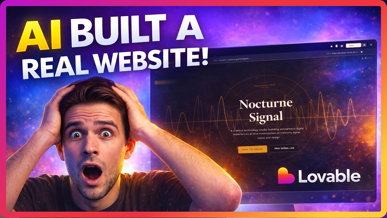 This AI Built a Real Website in Minutes | Lovable AI Review - YouTube
