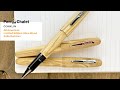 Conklin all american limited edition olive wood rollerball pen feature