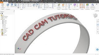 Autodesk inventor Tutorial Emboss and engrave