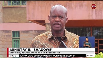 Kenya Power disconnects electricity at Embu Lands offices over Ksh 40,000 unpaid bill