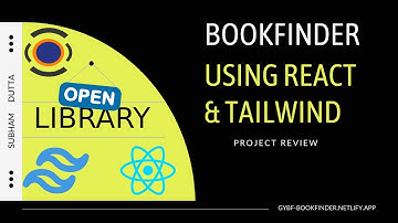Bookfinder Application with React and Tailwind