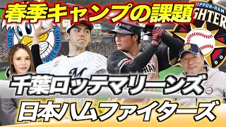 千葉ロッテは松中臨時コーチで打撃強化！日本ハムは〇〇を強化しろ！！【キャンプ課題】