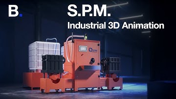 Esalta la comunicazione di una macchina industriale con il  video in animazione 3D | SPM Ls Evo Mag