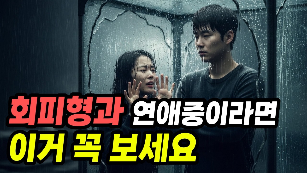 회피형이 동굴로 들어가는 이유와 회피형 다루는 방법