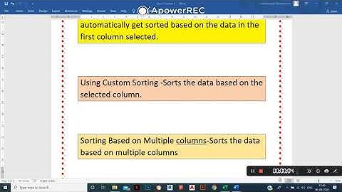 class 7 L4 sorting and filtering