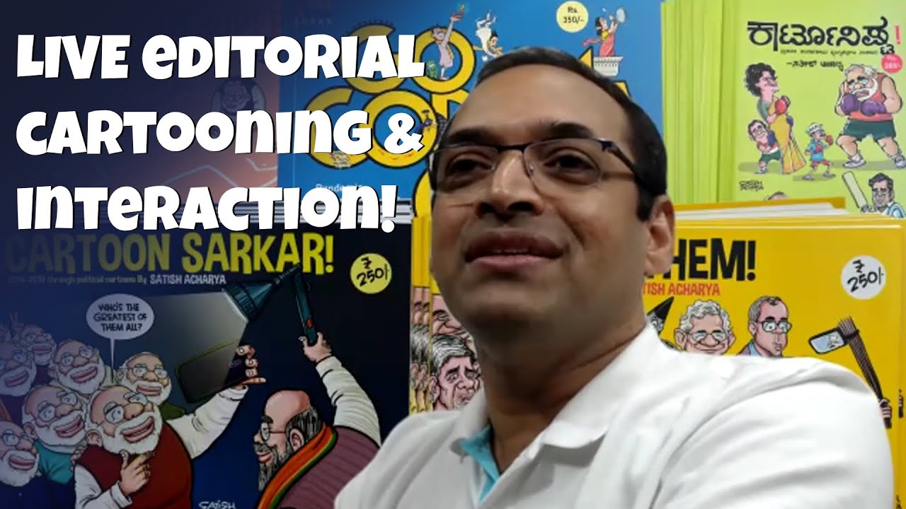 Live Editorial Cartooning with Patreon members.