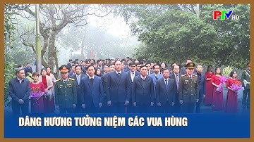 Dâng hương tưởng niệm các vua Hùng