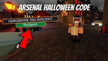NEW ARSENAL CODE (HALLOWEEN 2021) - ROBLOX
