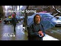 Walking Tour in Yerevan, Armenia. To Welcome Spring, March 15, 2022, 4K 60fps With Binaural Sound