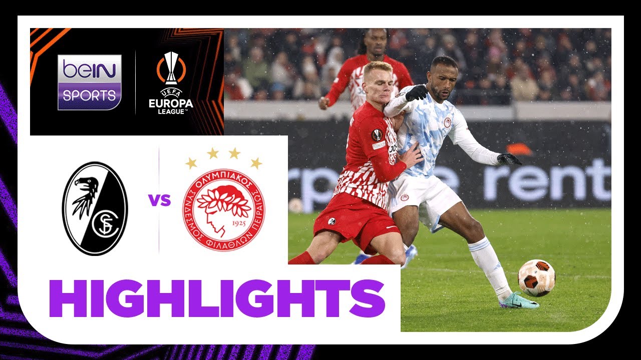 Freiburg v Olympiakos | Europa League 23/24 | Match Highlights