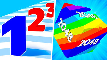 Join Numbers: Bounce Merge 2048 vs Number Master - 1⭐Max Level Gameplay