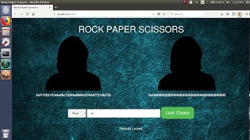 Ethereum dapp Rock-paper-scissors demo