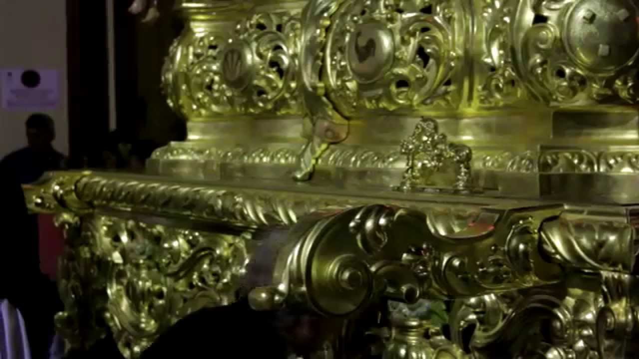 Santo Entierro y la Virgen de los Dolores en su Soledad,semana santa Villaverde del rio 2015