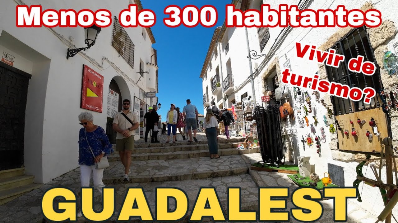 Bienvenidos a GUADALEST - Pueblo que vive de turismo!  😲🏡