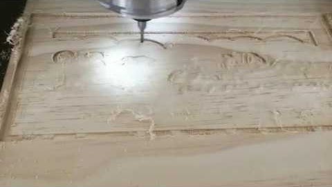 MillRight CNC M3 Roughing Operation 3D Carving