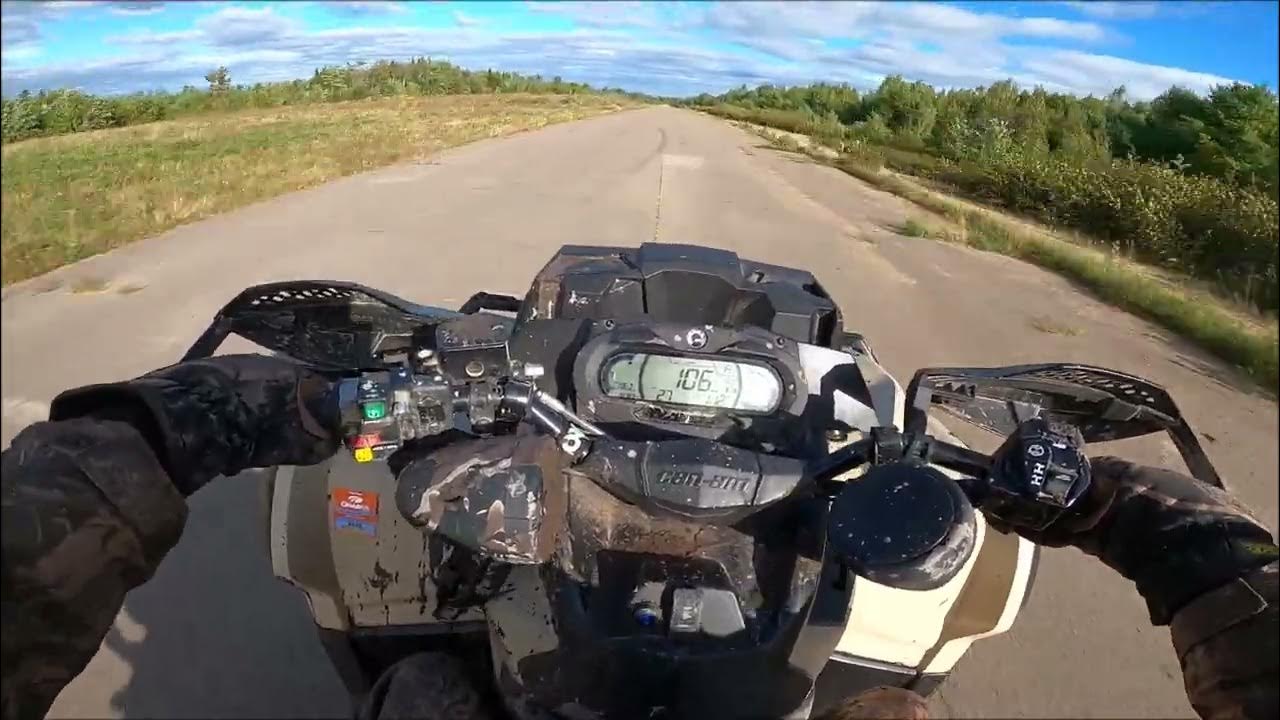 2022 Can Am Outlander 570 Xmr Top Speed 2022 Can-Am Outlander XMR TOP SPEED - YouTube