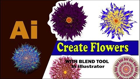 How to Create Beautiful Vector Flowers in Adobe Illustrator | Easy Beginner Tutorial