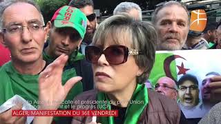Alger, 36e vendredi  Zoubida Assoul, avocate et présidente du parti Union po