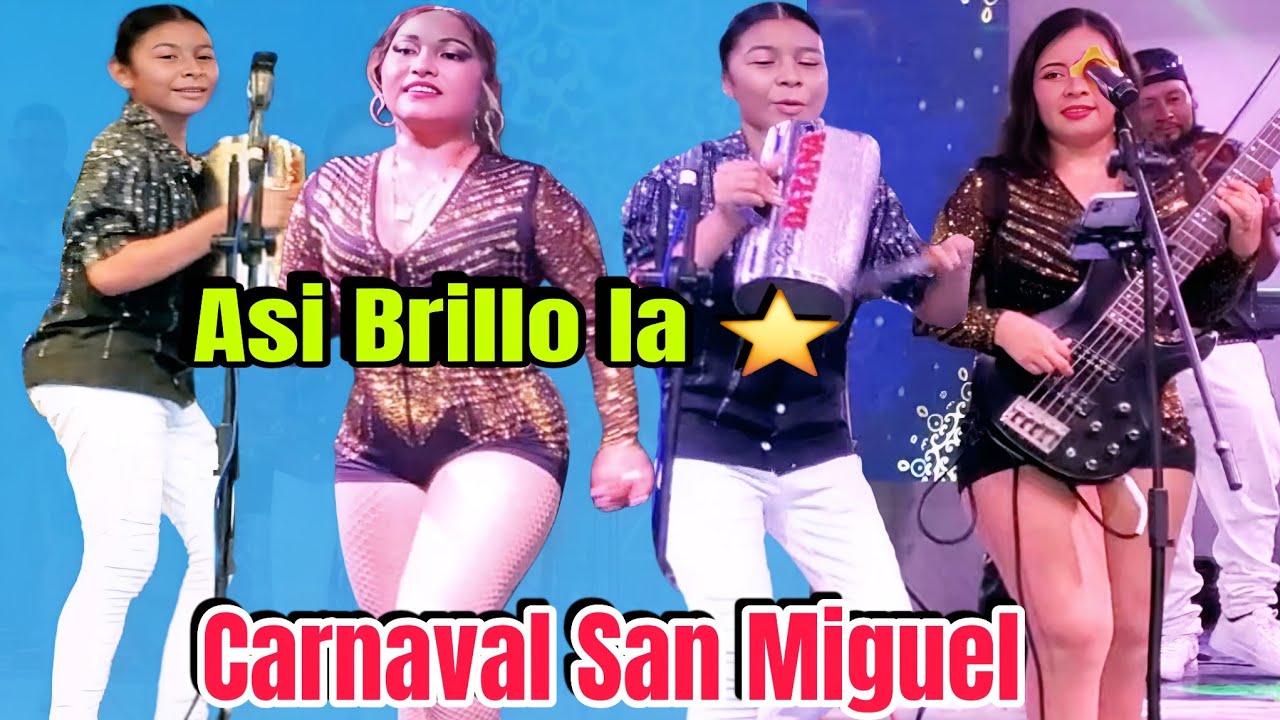 Asi Brillo La Estrellita ⭐️ del Güiro en Carnaval San Miguel Emilio y su Chanchona 2025.