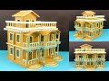 How to make a beautiful mansion house with cardboard  diy cardboard house