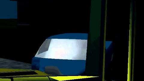 3-D Accident Simulation of Head on Collision from Bus Perspective